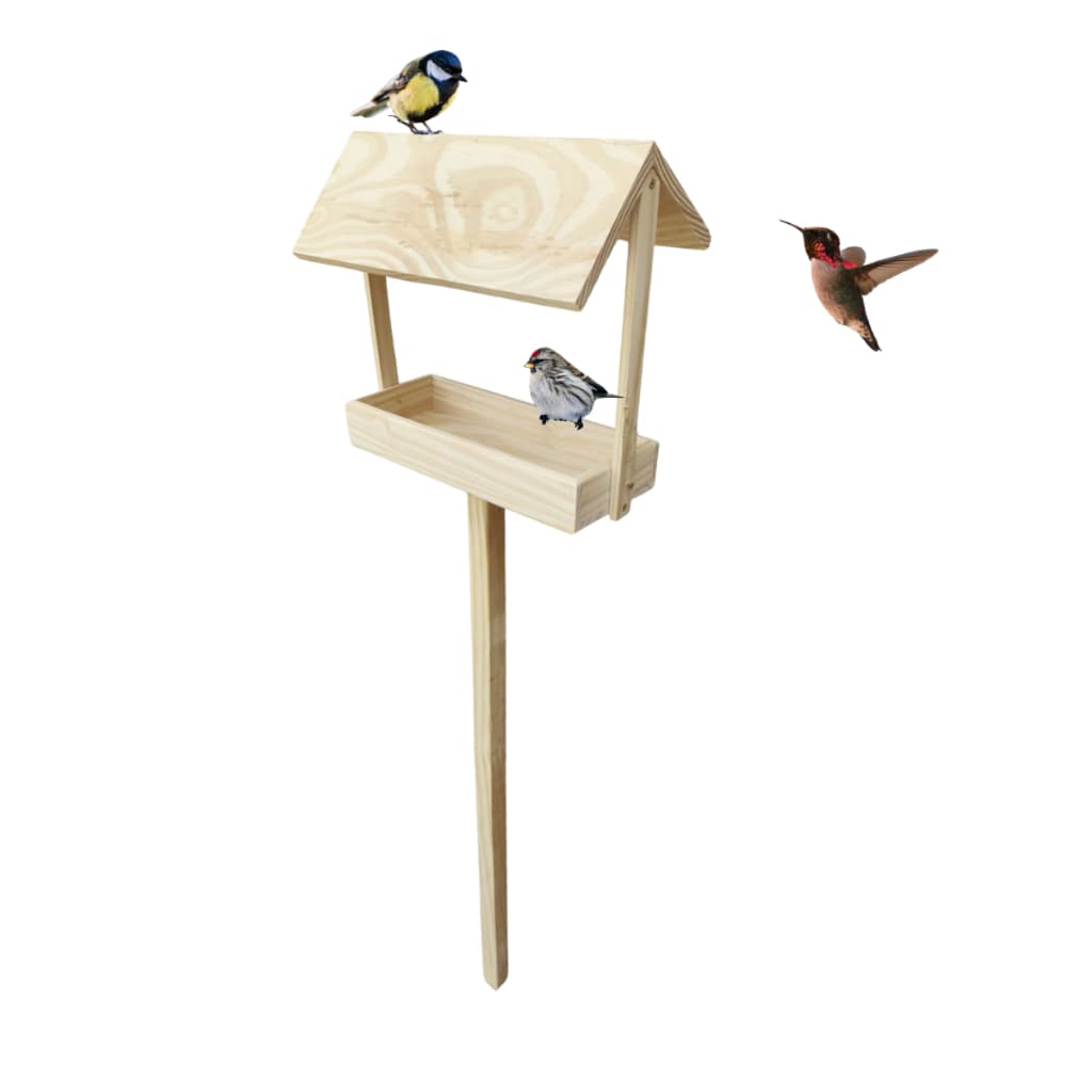 Comedouro de Pássaros Livres Silvestres Alimentador de Aves Canário da Terra Curió Coleirinho