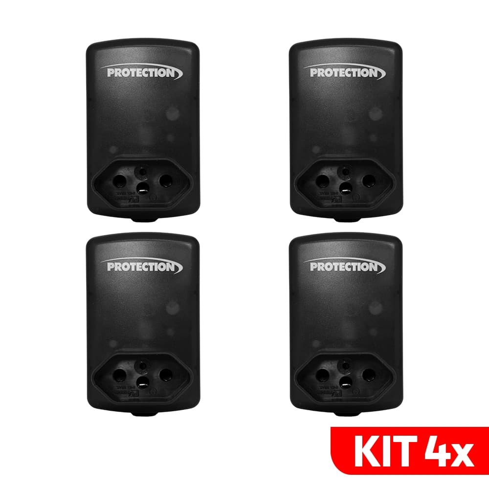 Kit 4 Protetor Anti-raio Quedas De Energia Para Aparelhos Eletrônicos Protection