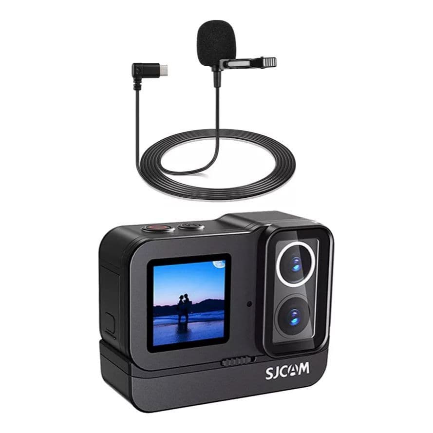 Sjcam Sj20 Dual Câmera Telas Visão Noturna+ Microfone