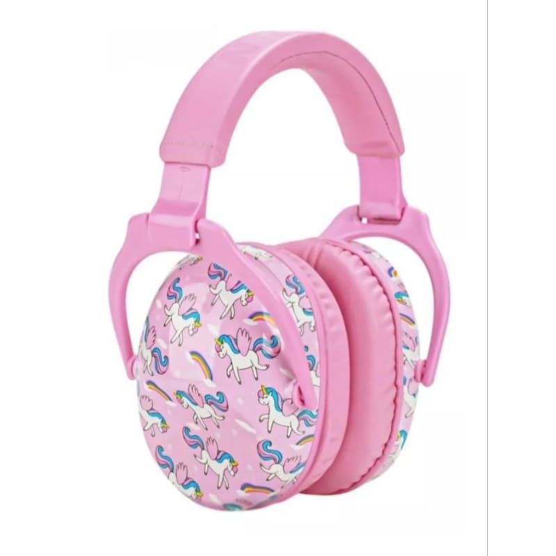 Abafador de som ruídos barulho Autismo Tdah Protetor de ouvidos Rosa Unicórnio