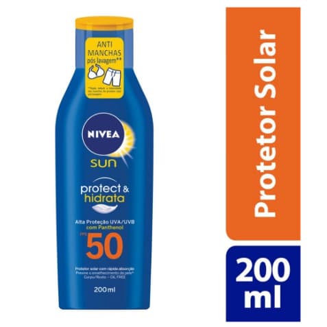 Protetor Solar Nivea Sun Protect & Hidrata Fps50 200ml