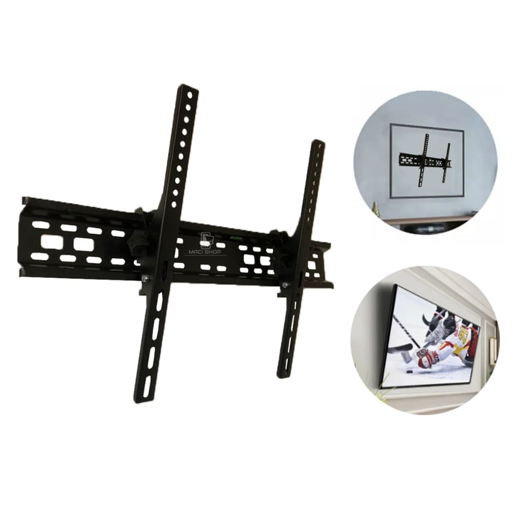 Suporte Para Tv Inclinável 32 A 70 Polegadas Samsung LG Universal Lcd Led Qled Oled de Parede Inclinação