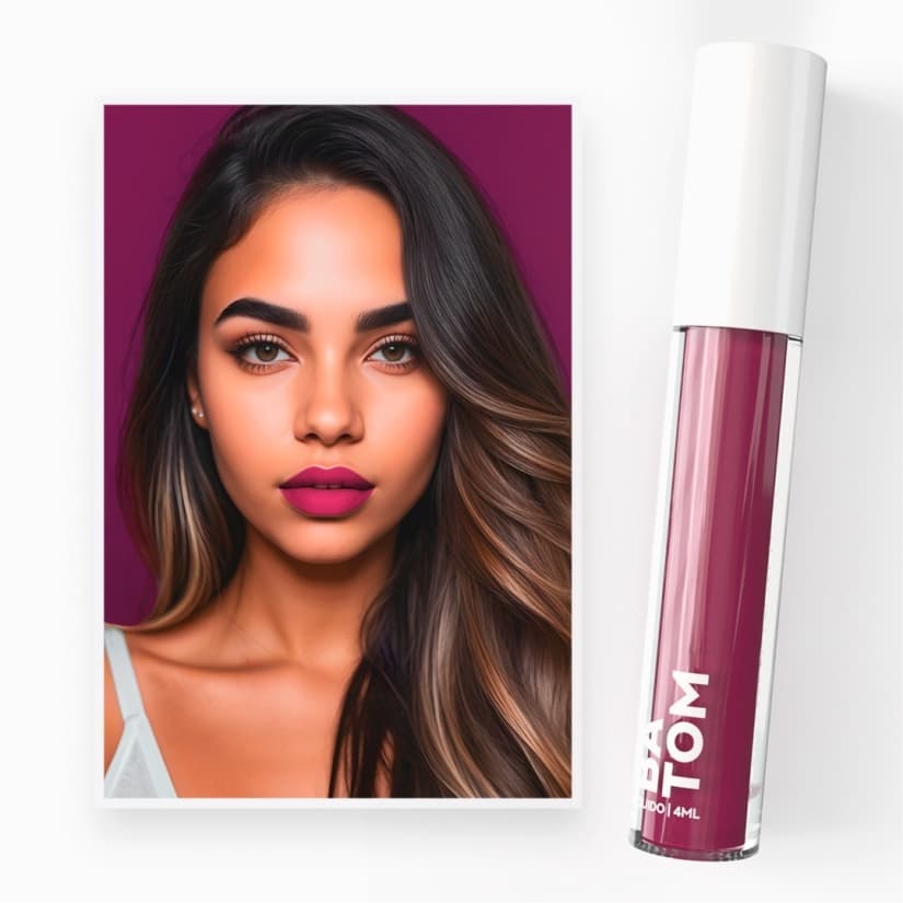 Batom Líquido Semi Matte Expressão Facial Make Up 4ml