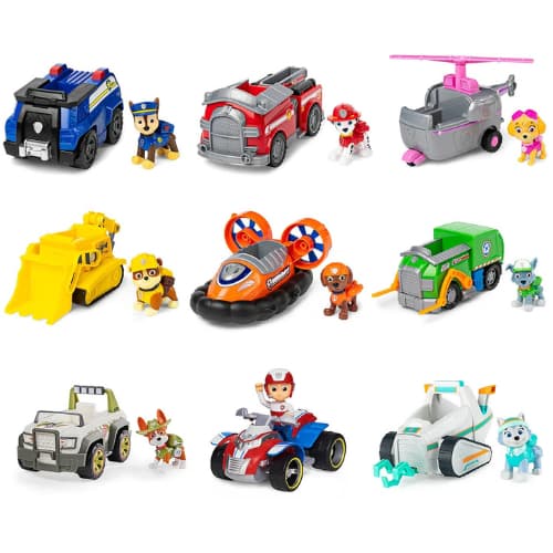 Bonecos Miniaturas Patrulha Canina Veículo Com Figura -  Sunny Brinquedos