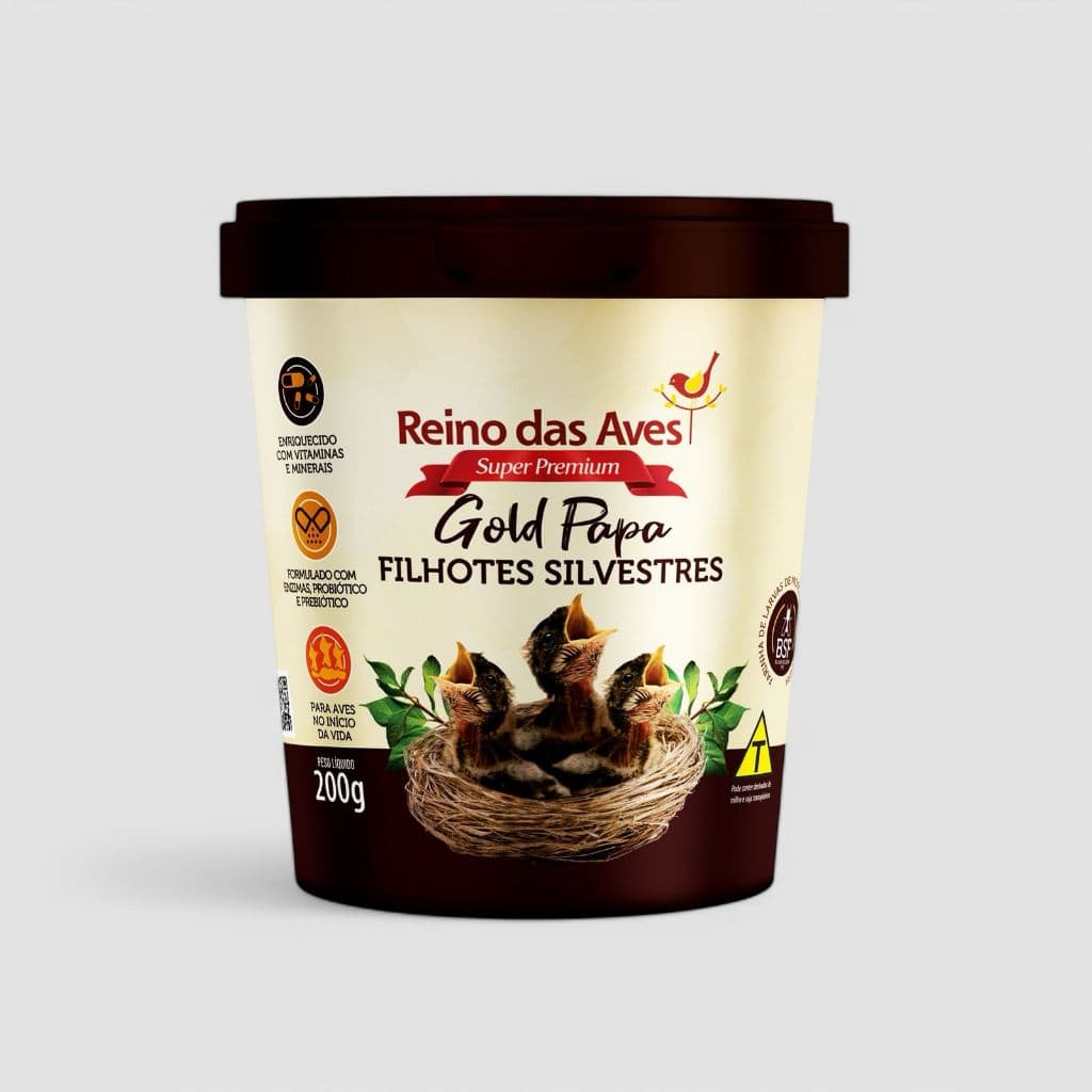Ração Gold Papa Filhote Silvestre 200g