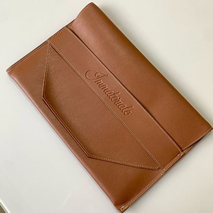 Capa Case para Notebook Funcional Até 14 Polegadas Proteção Couro PU