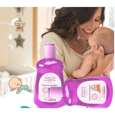 kit 2 Água de Colonia Rosa Marigold Baby Premium 250 ml