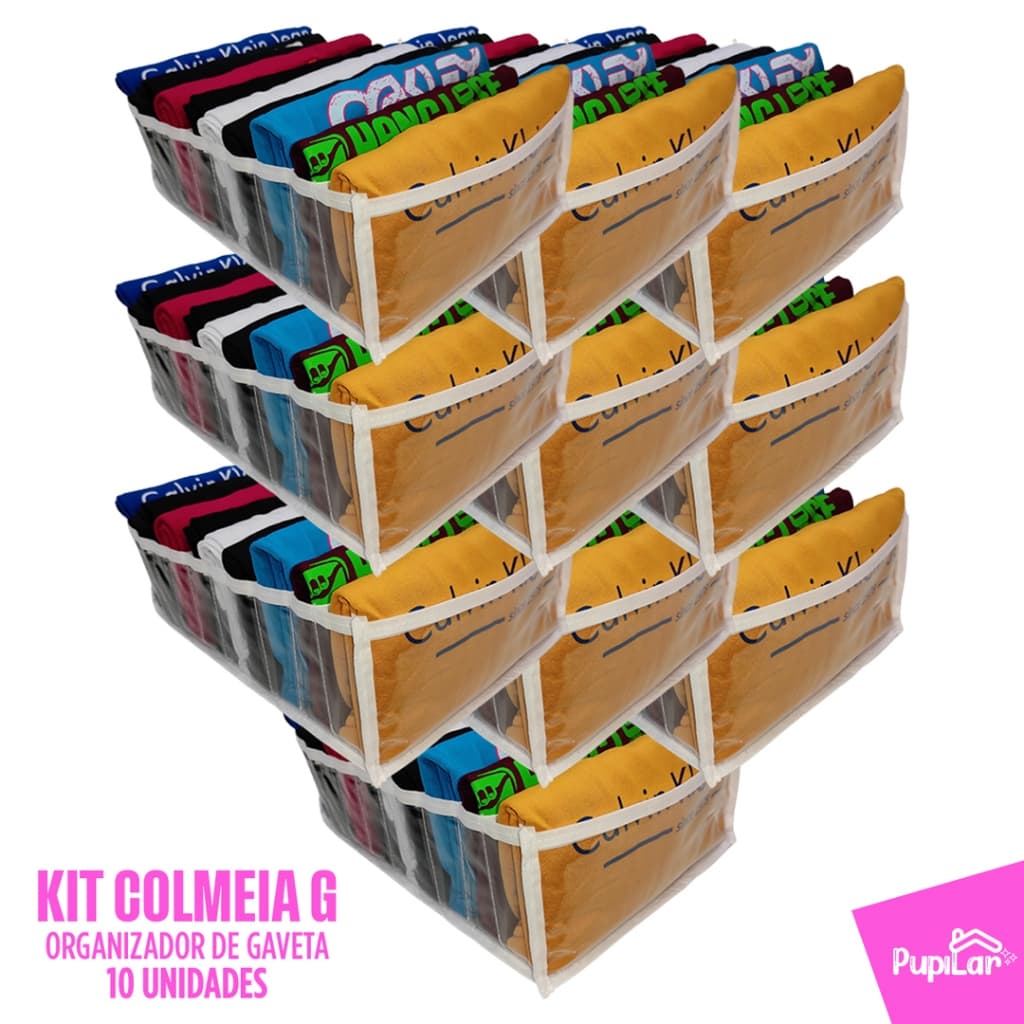 KIT COM ATÉ 10 COLMEIAS VARIOS TAMANHOS PUPILAR