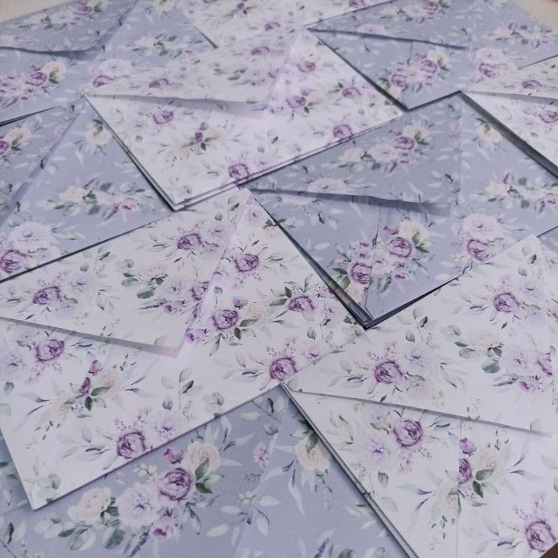 Envelopes  Coleção Violeta