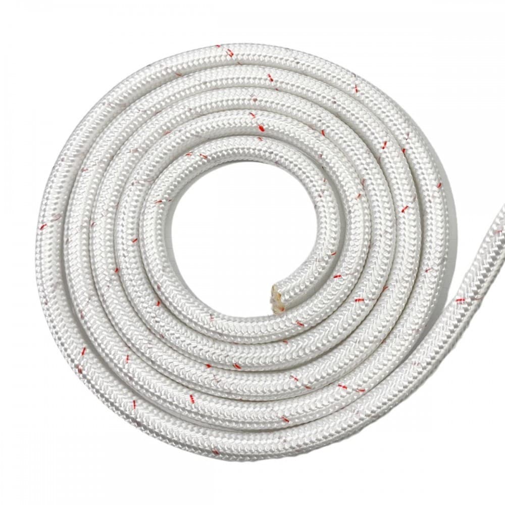 6 Metros Corda Vermelha e Branca 12 mm Bombeiro  NR°18 Trabalho em altura