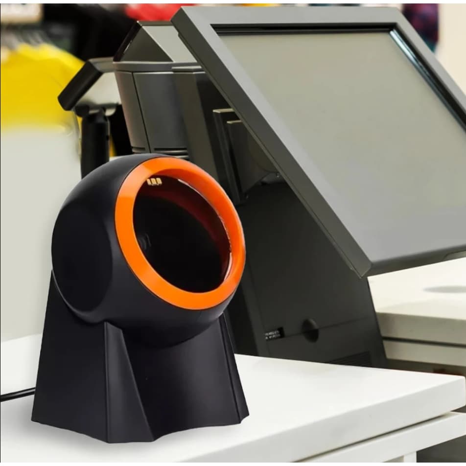 Leitor De Código De Barras Fixo Pdv Usb 1d 2d Qr Code