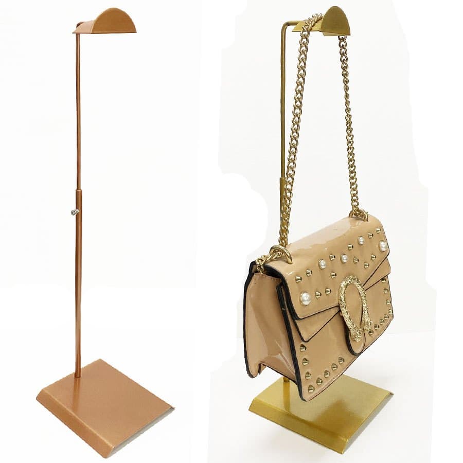 Suporte de Bolsa Luxo para vitrine, altura regulável