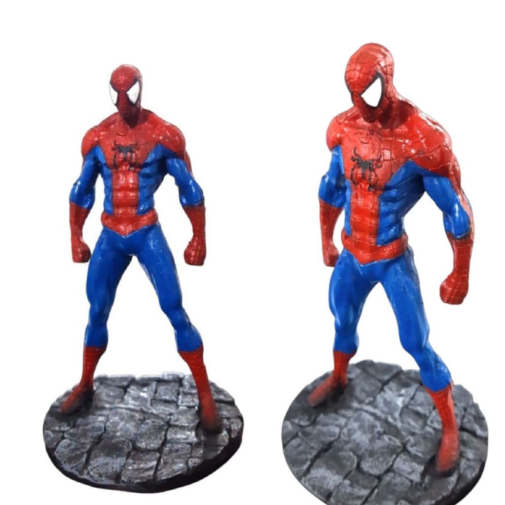Estátua Boneco Action Figure Homem Aranha Marvel Spider Man Avengers Vingadores Colecionável
