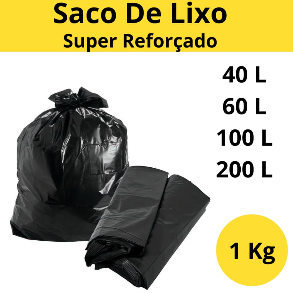 Saco De lixo Super Reforçado  Tipo Industrial