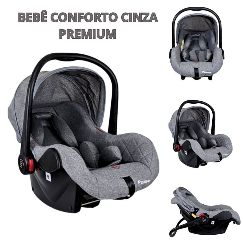 BEBÊ CONFORTO - CADEIRINHA DE BEBÊ PREMIUM PARA CARRO GRUPO 0+ ATÉ 13Kg PASSEAR CONFORTO E SEGURANÇA