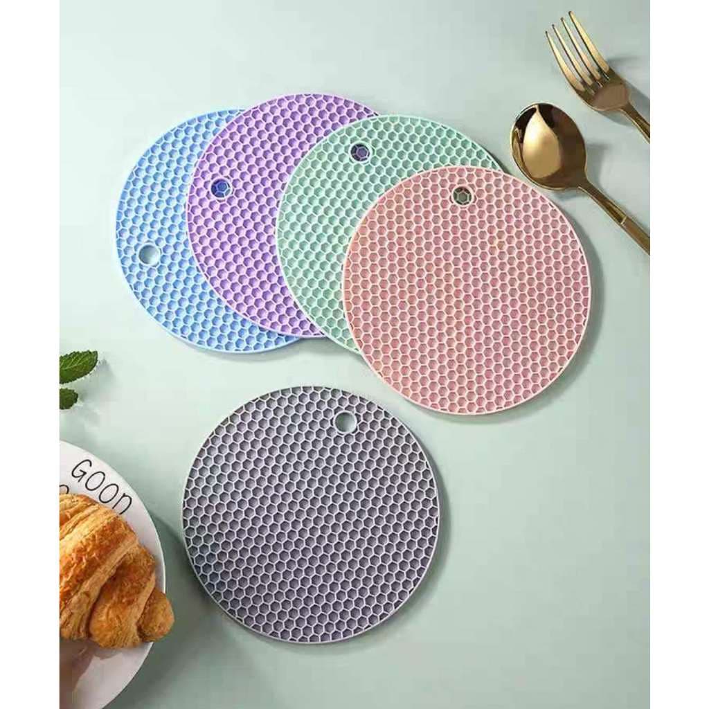 kit 4 /6 unidades Descansos Panela em Silicone Protetor Resistente 17.5cm