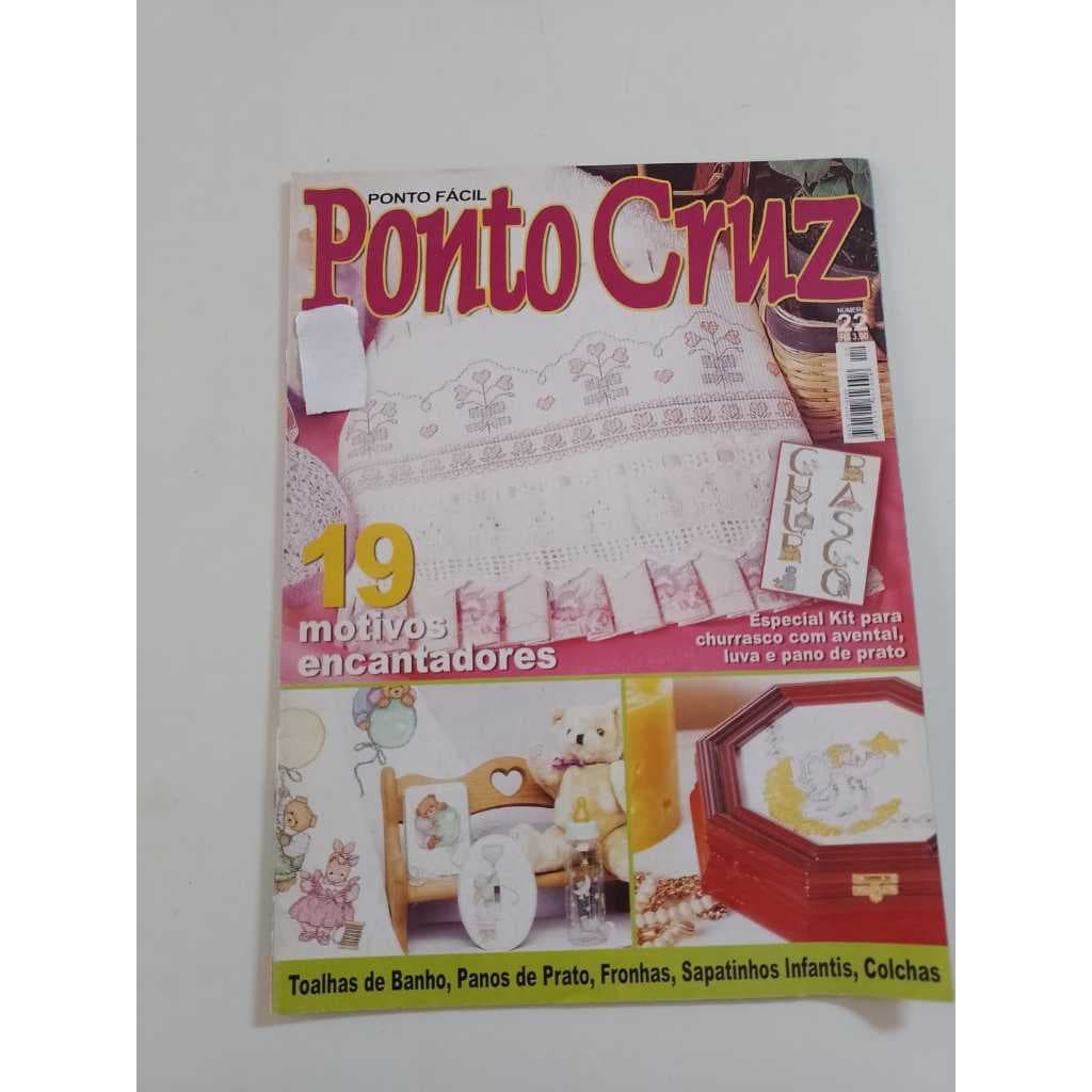 Revista Ponto Fácil Ponto Cruz 19 Motivos Encantadores Ab937 (Usado)