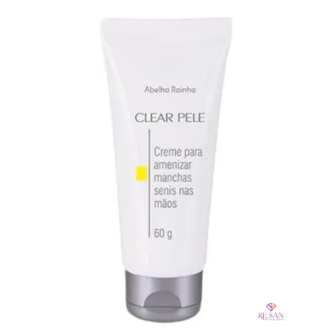 Creme para amenizar as marcas senis nas mãos 60g Clear Pele Abelha Rainha