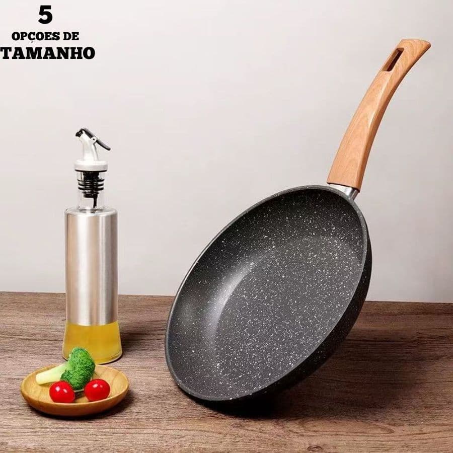 Frigideira Antiaderente Fundo Triplo Premium Indução