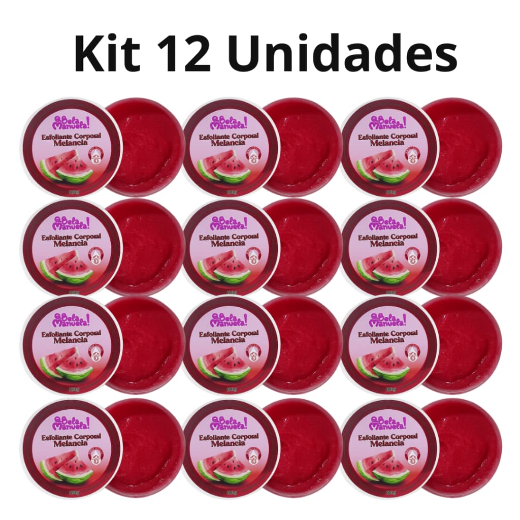 Kit 12 Esfoliante Corporal Q Bela Manuela 180g