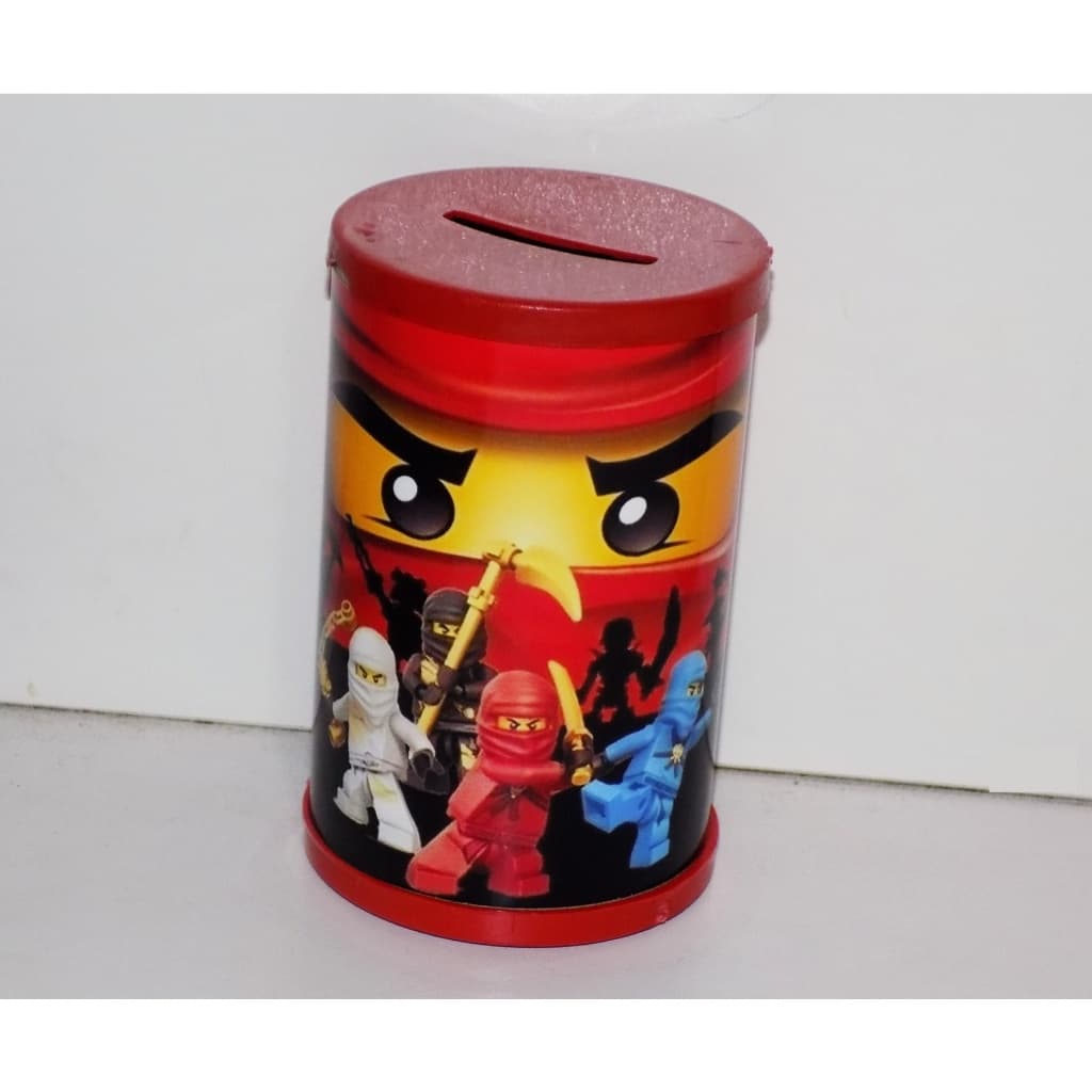 20  cofrinhos personalizados Lego Ninjago