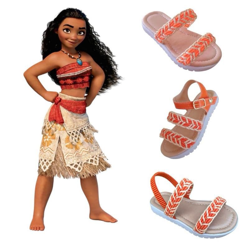 REF:0032 Sandália Infantil Da Moana Do 20 Ao 34