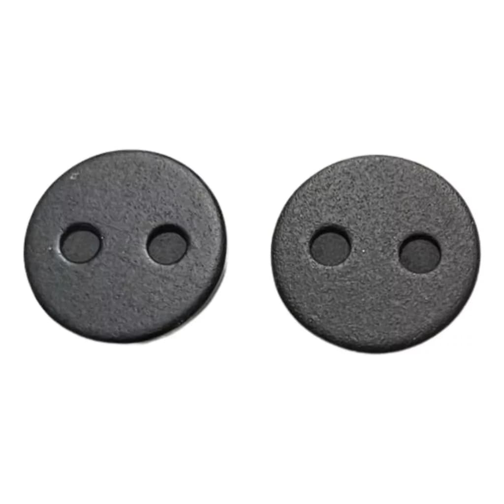 1 Par Pastilha Freio A Disco Redonda Bike Scooter Skate