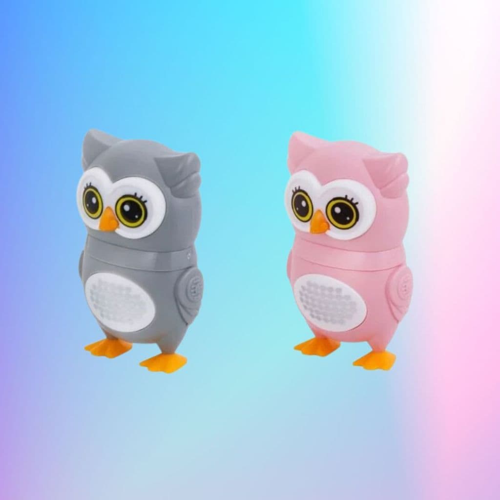 Apontador Plástico E Borracha Coruja BRW