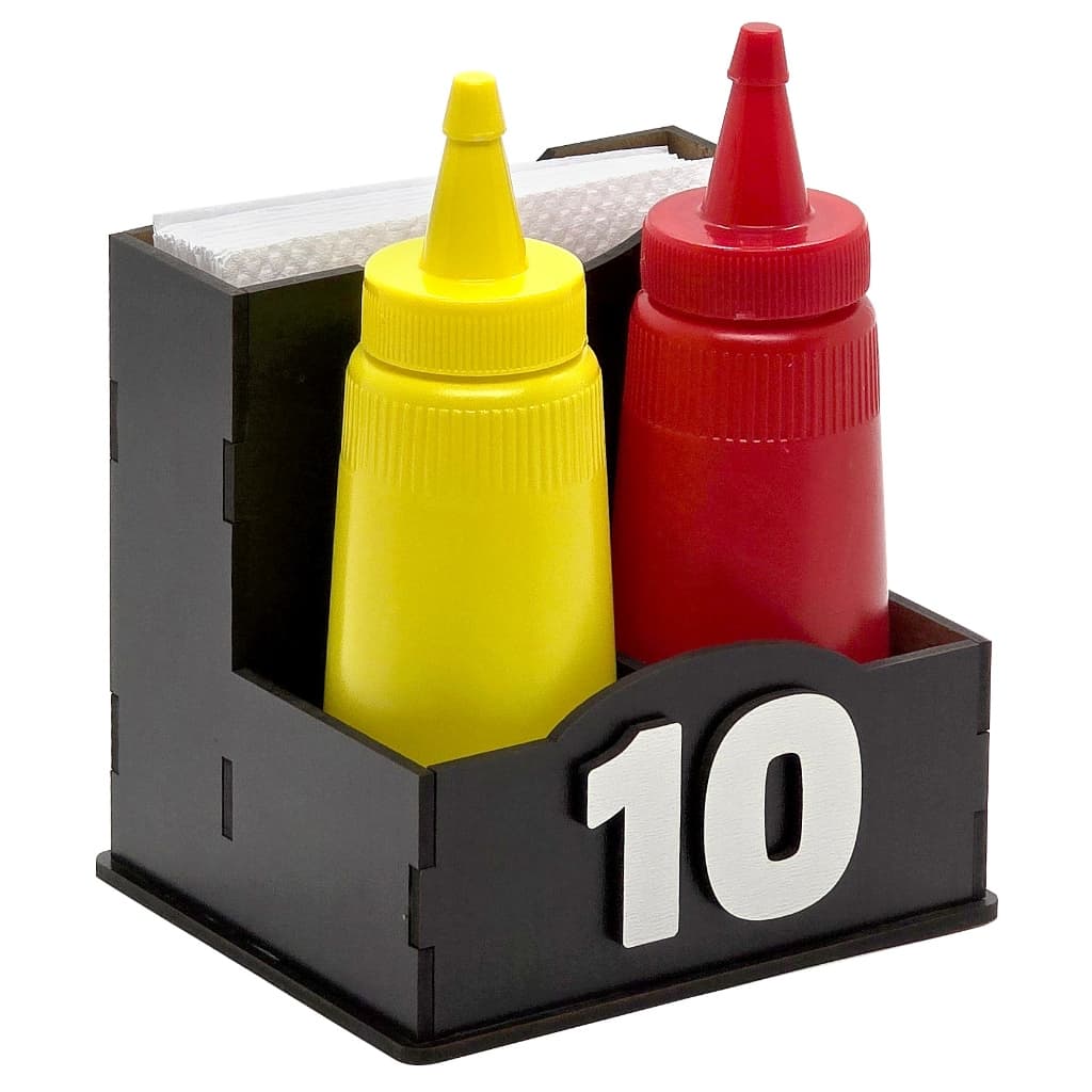 Porta Guardanapo De Mesa Kit 10 Unidades Restaurante Bar Promoção