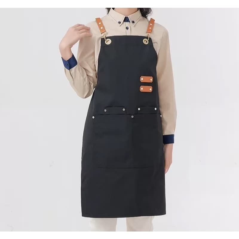 Avental Impermeável barista De Cozinha À Prova Dwaterproof Água chef Restaurante Garçom Trabalho