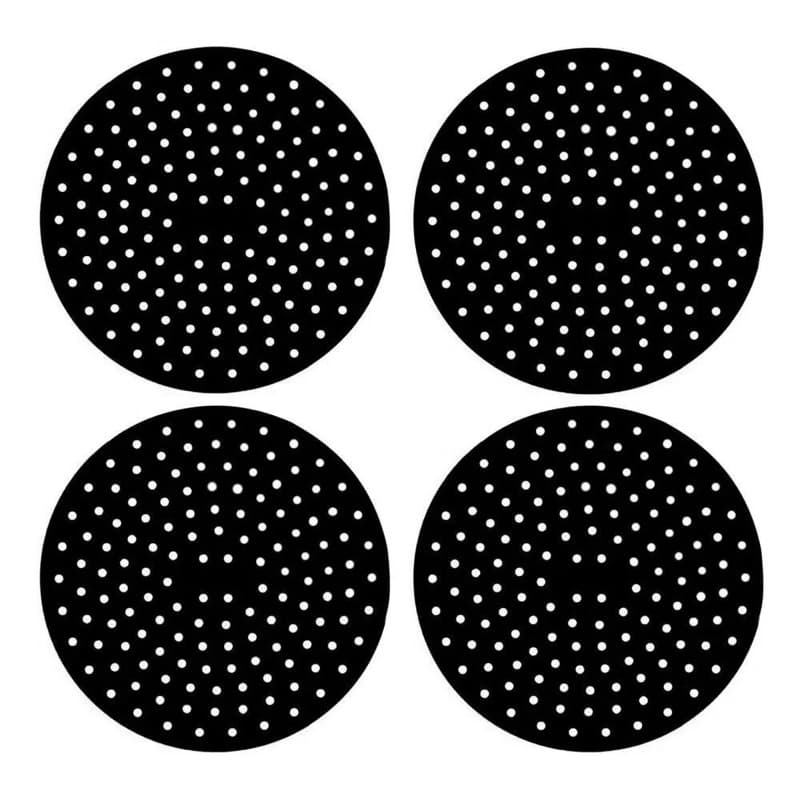 Kit 4un Protetor De Fogão Indução de Silicone Tapete Fogão Indução Redondo