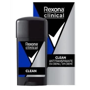 Rexona Clinical Creme Men Clean Desodorante Antitranspirante 58g