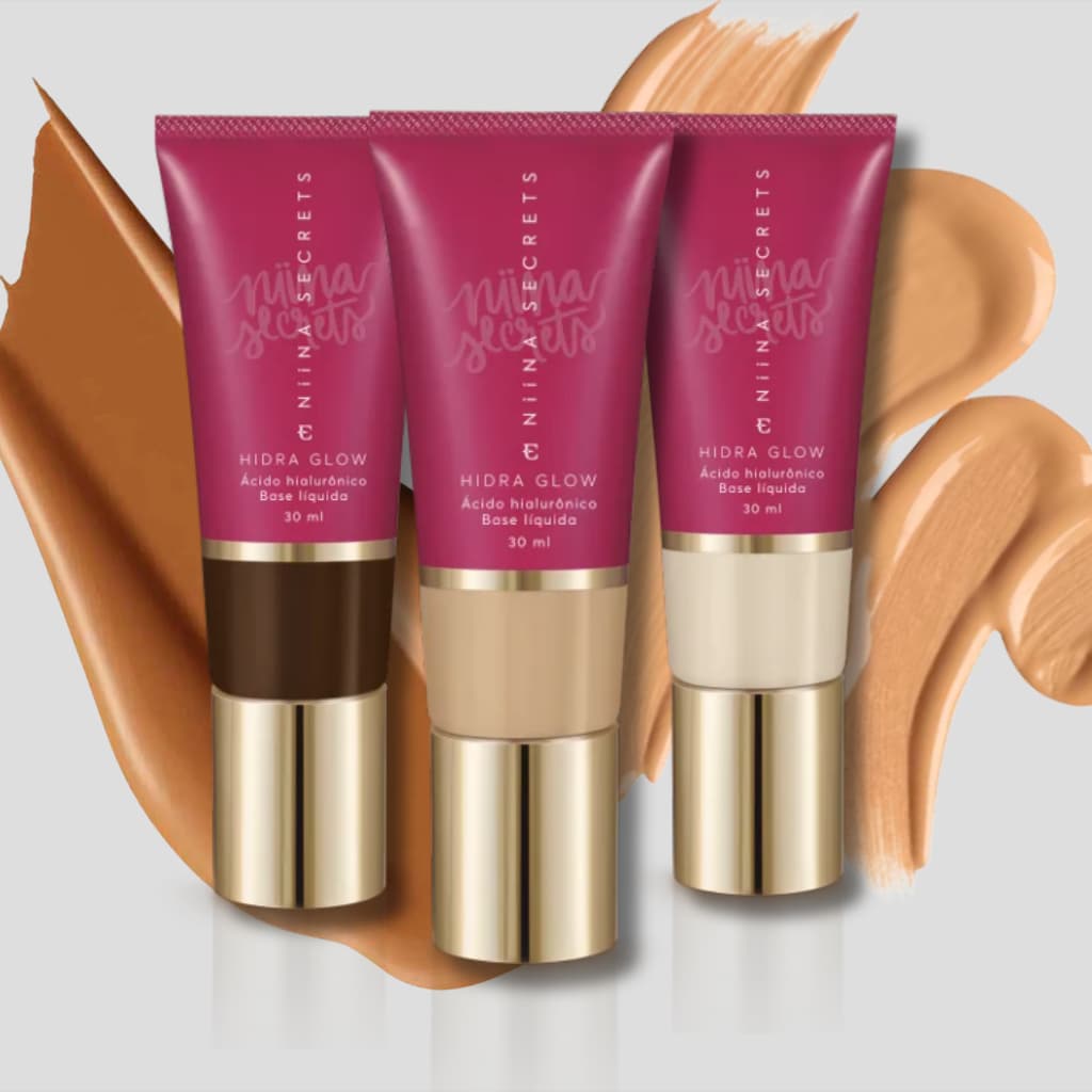 Base Hidra Glow Niina Secrets 30ml  - Escolha seu tom!