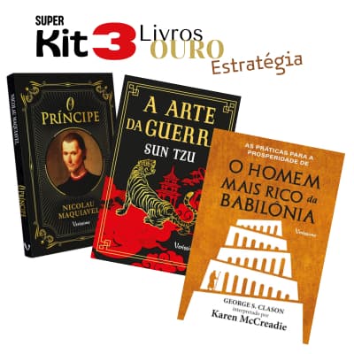 Kit Estratégia - A Arte Da Guerra + O Príncipe + Babilônia - 3 Livros