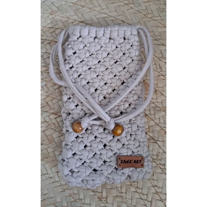 Nécessaire em Macramê Feita à Mão – Bolsa Artesanal Estilo Boho Chic