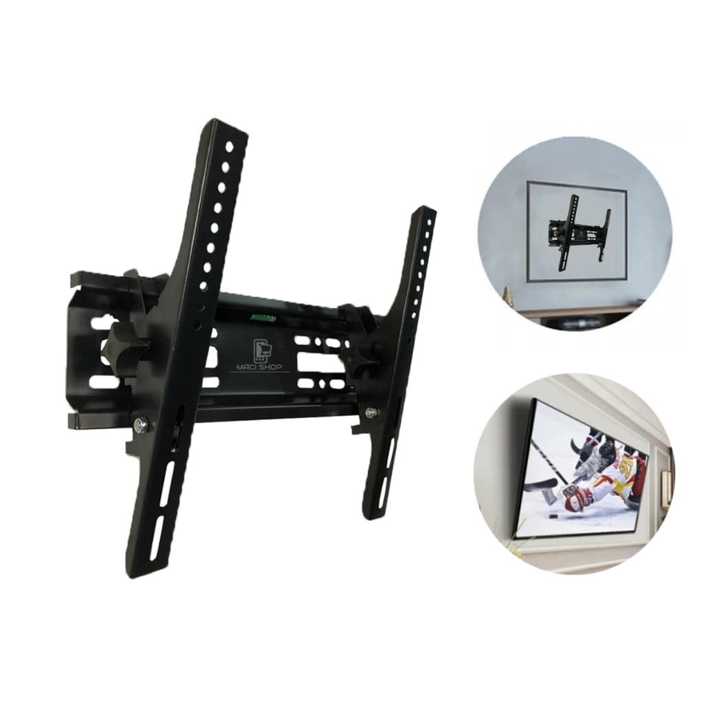 Suporte Para Tv Inclinável 15 a 42 Pol Lcd Led Qled Oled Universal Samsung LG 25 27 32 37 40 42 polegadas Parede