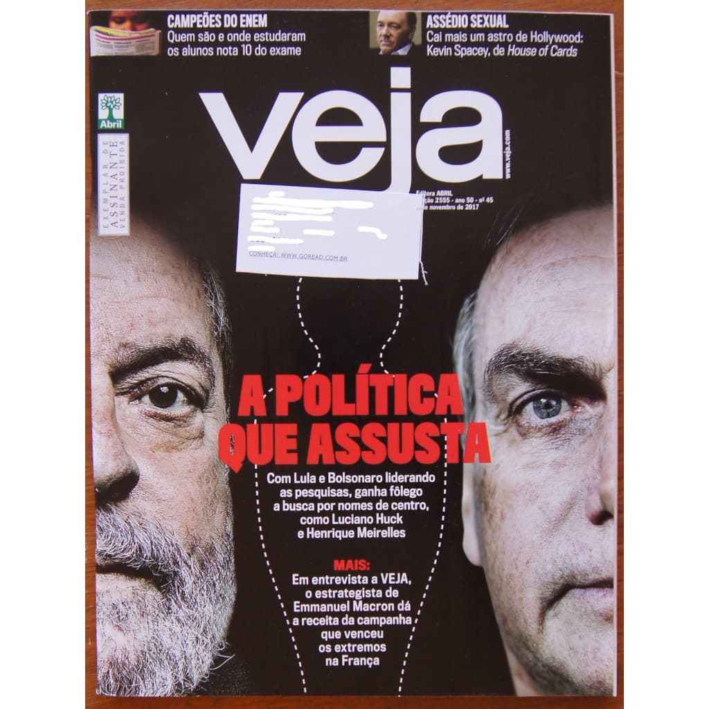 Revista Veja Nº 2555 8 Novembro 2017
