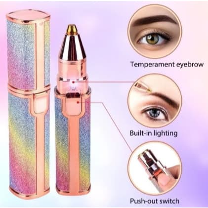 ANA 1108 Depilador 2em1 Recarregavel Usb Sobrancelha Buço Batom