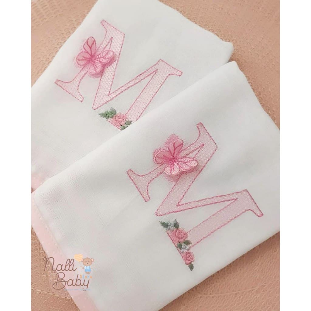Kit Fraldas de Boca Personalizada | Fralda de Boca | Pano de Boca Menina e Menino