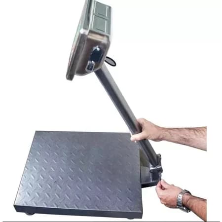 Balança De Plataforma Painel Digital 200Kg Com Bateria Mastro Envio Imediatoo