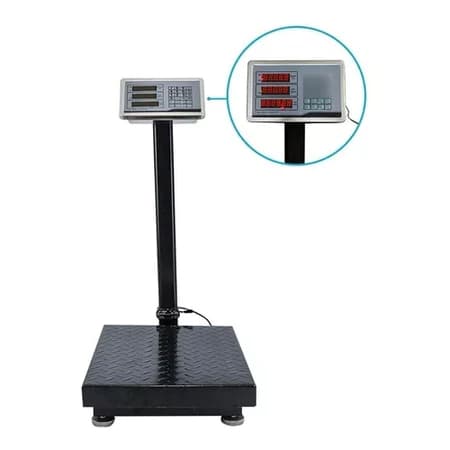 Balança De Plataforma Painel Digital 200Kg Com Bateria Mastro Envio Rápido