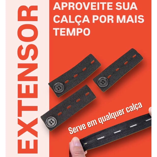 Extensor de calça Grávidas Gestante Elástico adaptador de calças jeans Gestação, Maternidade Extensor De Cintura