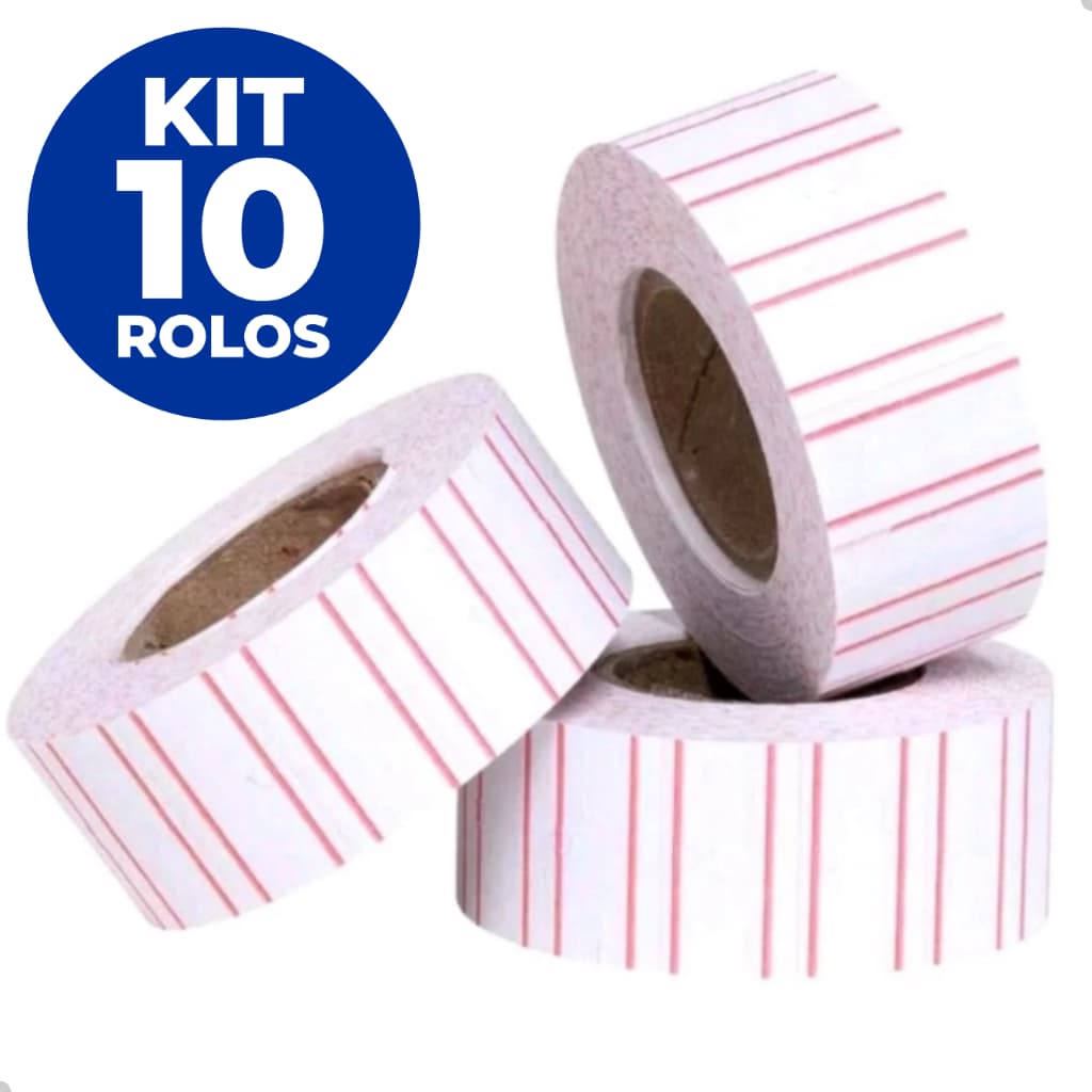 kit de etiqueeta 10 rolos  para etiqueetadora alta qualidade
