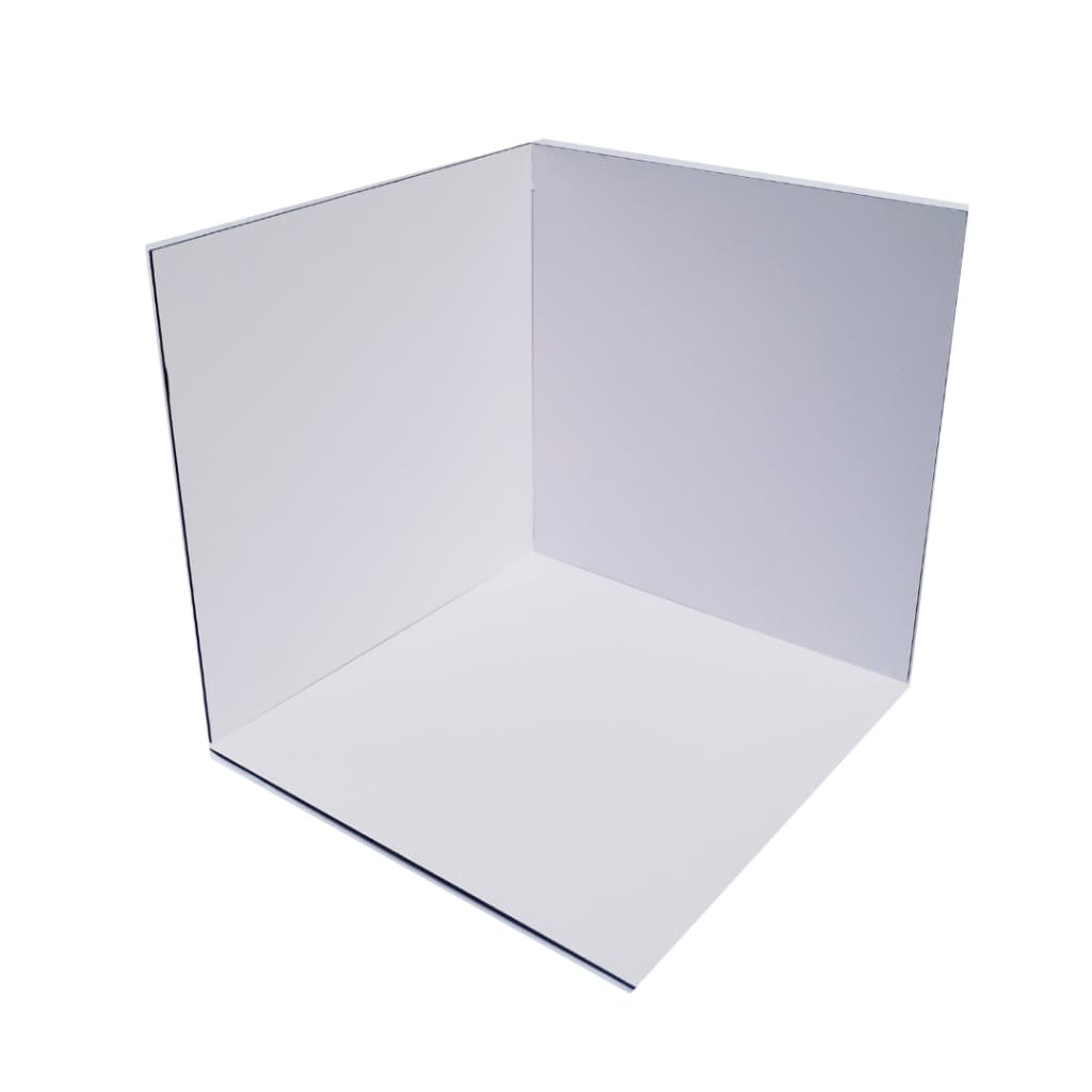 Fundo de MDF Branco para Fotografia de Produtos – 3 Tamanhos - Estúdio para fotos