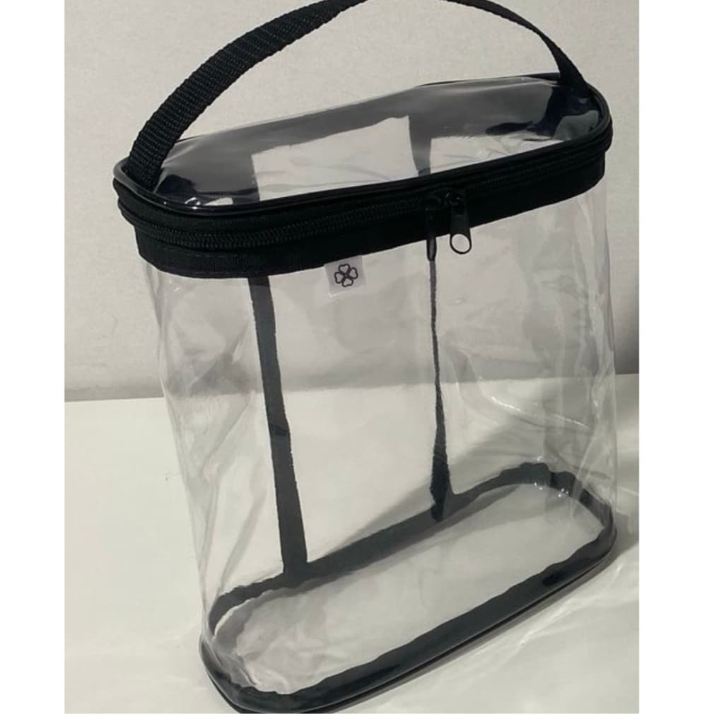 Porta Shampoo Necessaire Organizadora Maquiagem Viagem Praia Transparente