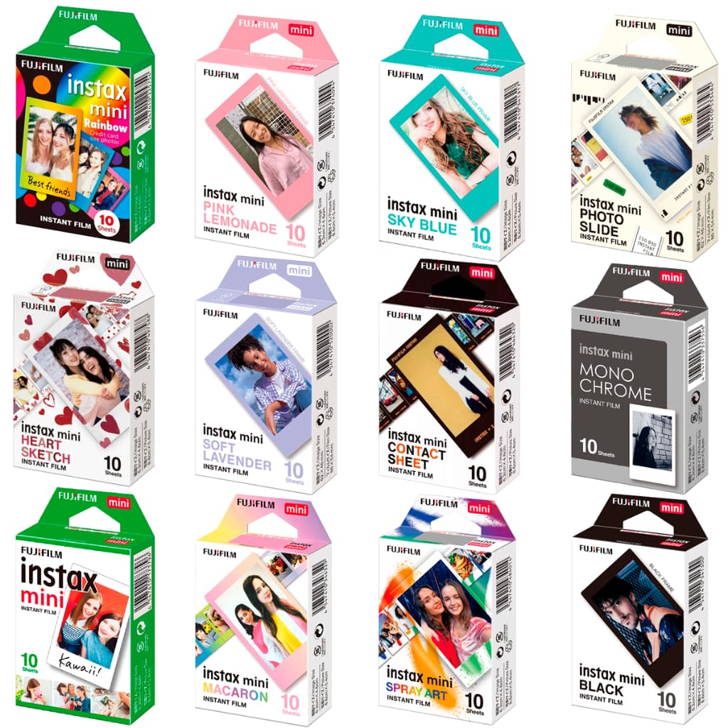 Filme Instax Mini Instantâneo Fujifilm 10 Fotos - Diversos