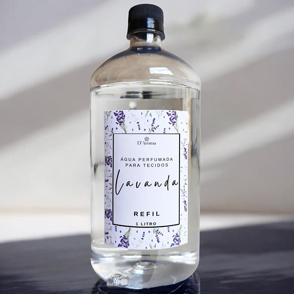Refil 1 litro Água perfumada para ambientes e lençol várias fragrâncias