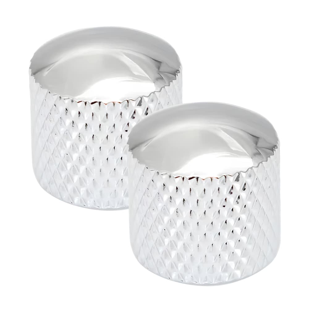 Knob Metal Preto Guitarra Baixo Preto, Cromado e Dourado 2UN