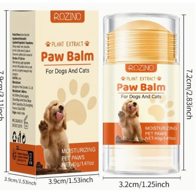 Creme Para Patas 40g Hidratação Profunda Com óleo De Frutas Restaura A Maciez E Absorve Rápido Sem Deixar Gordura