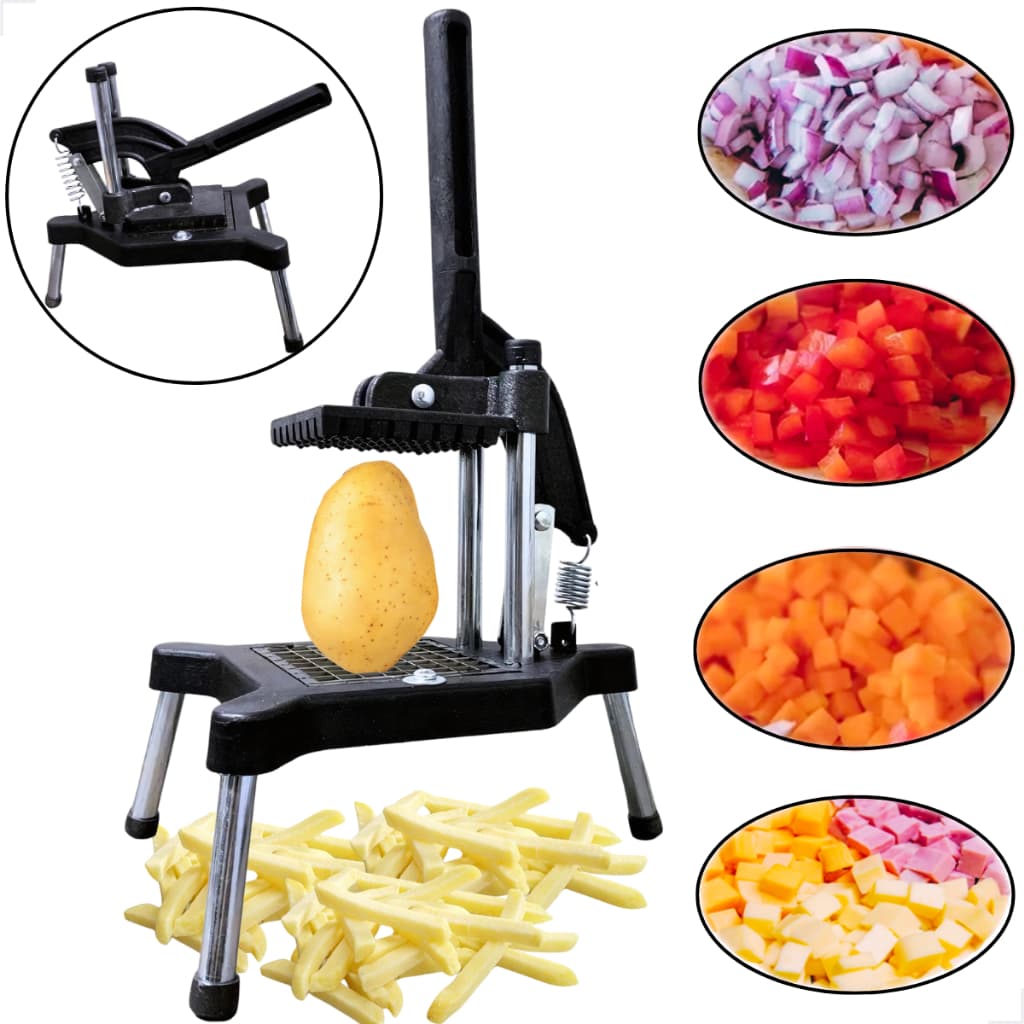 Picador Cortador Multiuso Fatiador Cabrita de Legumes Batata Palito Leg Profissional Reforçado